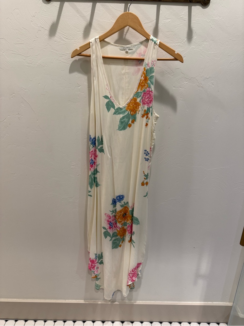 Z Supply Cream and Floral Dress